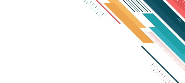 limpiar moderno resumen antecedentes con blanco base y naranja-azul diagonal geométrico formas para profesional diseño diseño vector