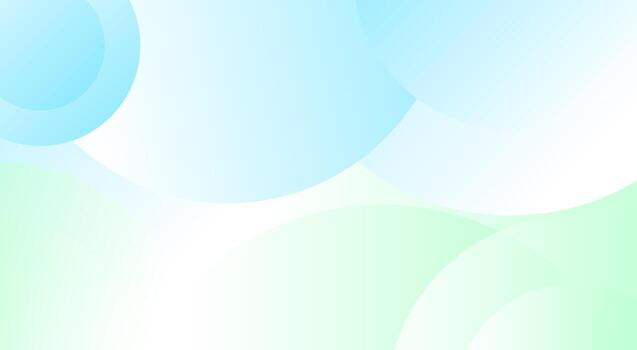 Light blue abstract background with circular gradient shapes and smooth wave elements vector