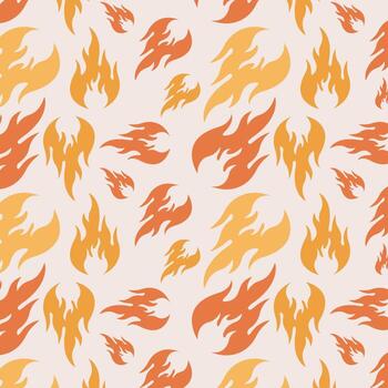 Fire Flame Background Design Burning Flame Pattern vector