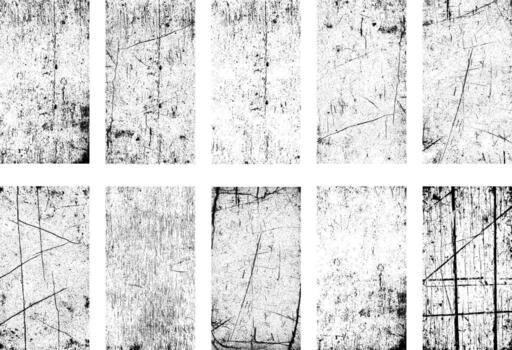 Grunge texture mega set. Grunge texture halftone suite for background layouts and typographic posters. Grunge noise texture torn paper edition for collage and mixture covers. vector