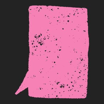 Playful crayon text box, scribbles. Naive doodle style. Text box chalkboard design. vector