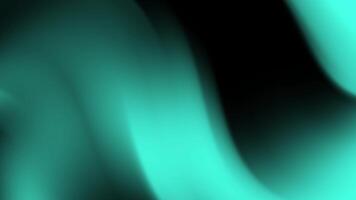 modern bakgrund terar mjuk övergångar från svart till cyan, rena och trogen lutning tona. video