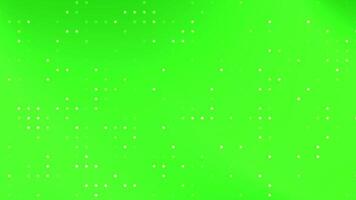 dynamisk animering av lysande prickar över metallisk grön textur, idealisk för rörelse grafik, Youtube intro, eller modern presentation slingor. video