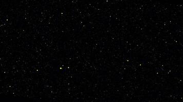 Seamless Yellow Dust Particle Background with Sparkling Light and Flare Effects.mp4 video