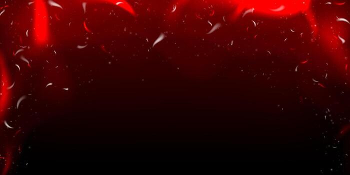 Hot flame and glowing ember texture with rising sparks and smoke. Realistic fire energy effect on black background. Perfect for danger, explosion or abstract design. vector