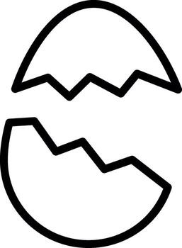 roto huevo suave aplicación visual vector