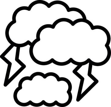 Storm Sleek Visual Mark vector