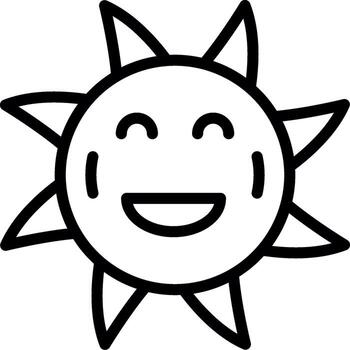 Sun Wireframe App Design vector