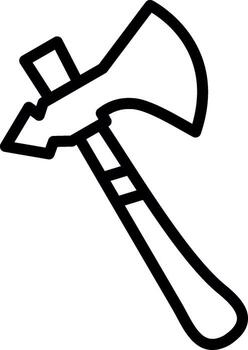 hacha suave ui símbolo vector