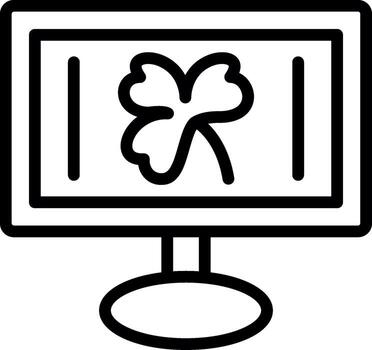 computadora moderno interfaz Insignia vector