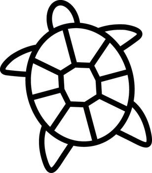 Turtle UX Focused Shape vector
