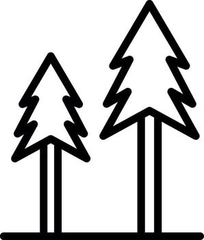 Tree Minimal Design Badge vector
