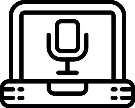 Voice Clean Frame Object vector