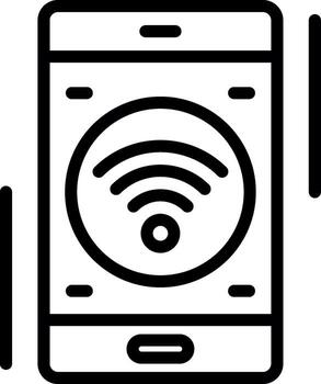 Wifi 3d interfaz forma vector