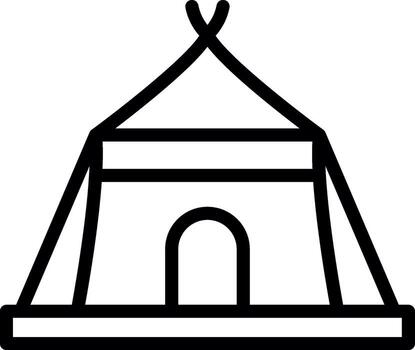 Camping Responsive App Shape vector