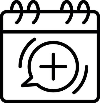 Calendar Smooth App Visual vector