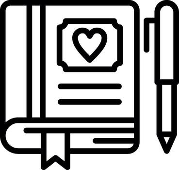 Guest Book Minimal Design Badge vector