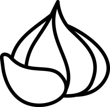 Garlic Smooth UI Symbol vector