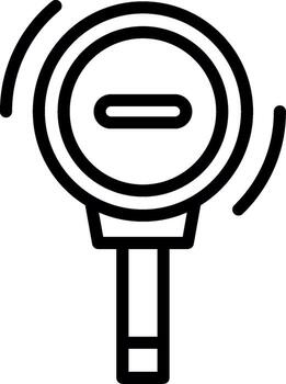 Wrong Way Sharp Line Mark vector