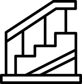 Staircase Web Style Graphic vector