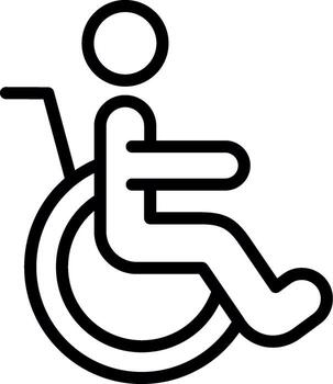 discapacitado moderno tecnología objeto vector