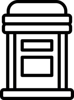 Postbox Wireframe App Design vector