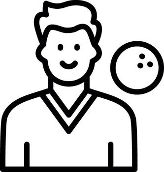 Bowler Custom Line Element vector