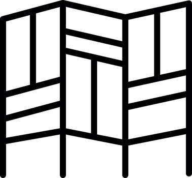 Partition Isometric Web Illustration vector