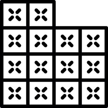 Tile Smooth App Visual vector