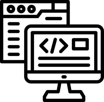 Backend Vibrant Visual Object vector