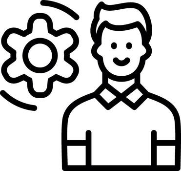 User Setting 3D Interface Shape vector