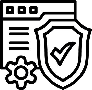 resultado garantizado personalizado línea elemento vector