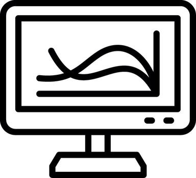 línea gráfico limpiar marco objeto vector