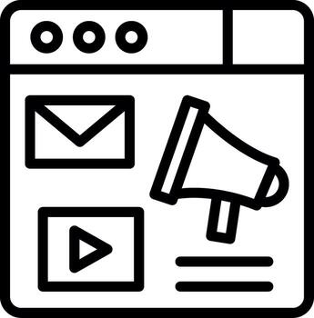 sitio web agudo borde visual vector