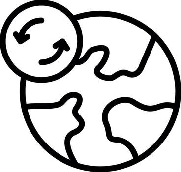 Environment Protection Minimal UI Element vector