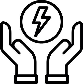 Save Energy Creative Sketch Element vector