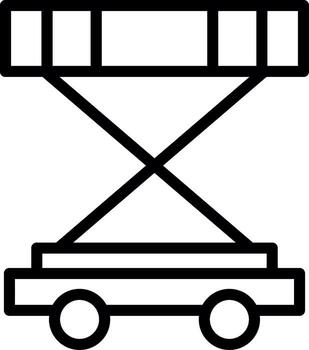 Scaffolding Smooth UI Symbol vector