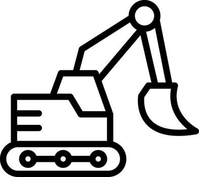 Excavator Interactive UI Design vector