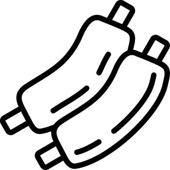 costillas basado en web diseño elemento vector