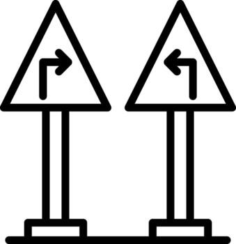 Traffic Sign Coded UI Symbol vector