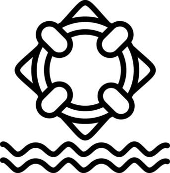 Lifebuoy Abstract UI Visual vector