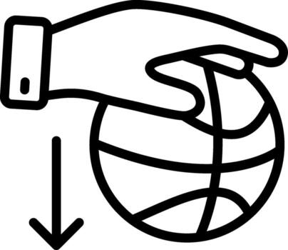 Dribbling Web-Based Design Element vector