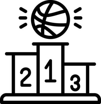 Podium Clean Frame Object vector