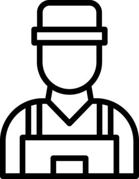 Worker Wireframe App Design vector