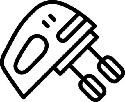 batidora 3d interfaz forma vector