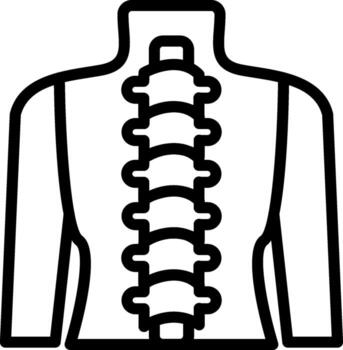 Spinal Cord Modern Tech Object vector
