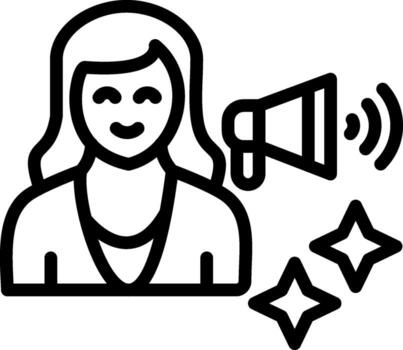 Influencer Digital Tech Element vector