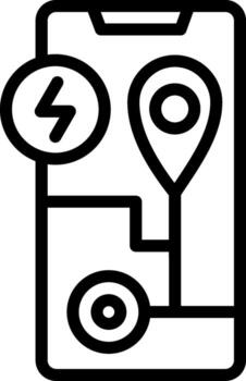 ubicación agudo borde visual vector