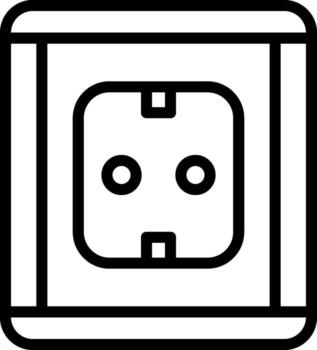 poder enchufe 3d prestados símbolo vector