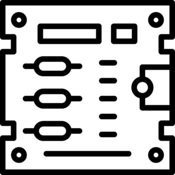 Pcb UX Focused Shape vector